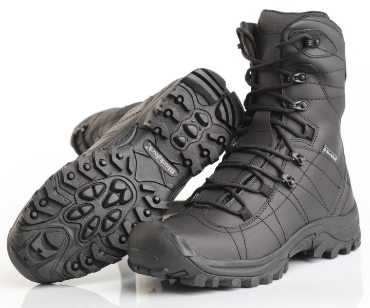 Bota militar Combat color negro para hombre - 858