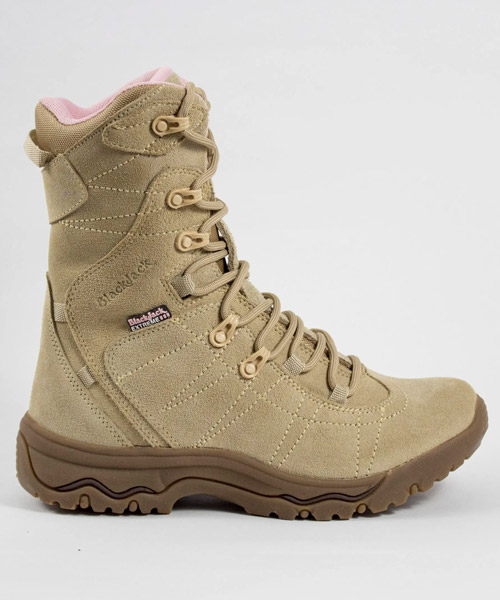 Bota Militar Combat W color Arena para mujer
