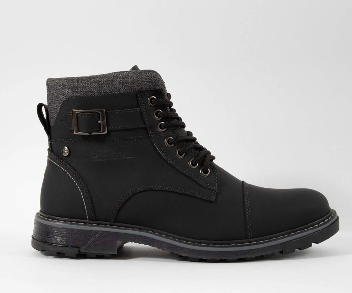 Bota Outdoor Leñador color negro para hombre - 789