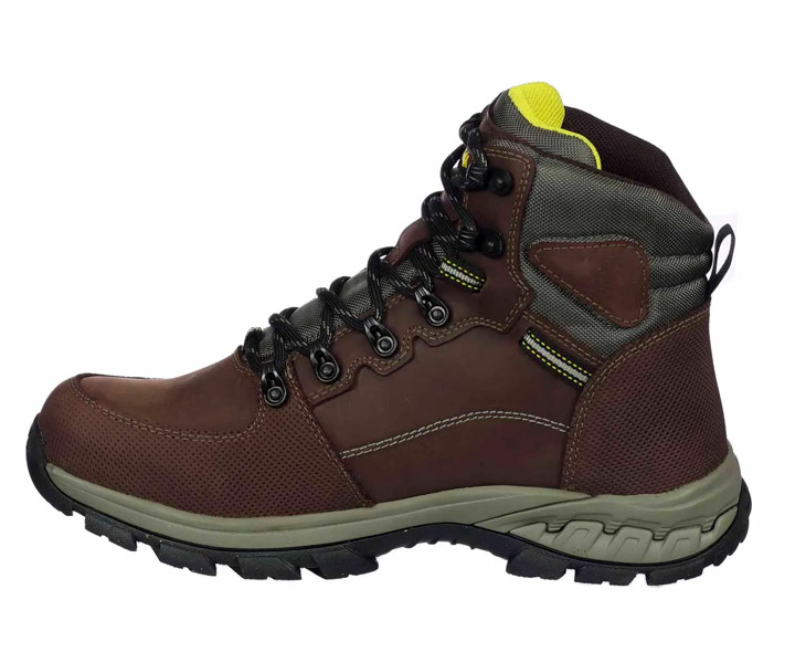 Bota Outdoor Nápoles color café rojizo para hombre - 347