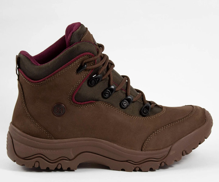 Bota Outdoor Roma color chocolate para mujer - 117