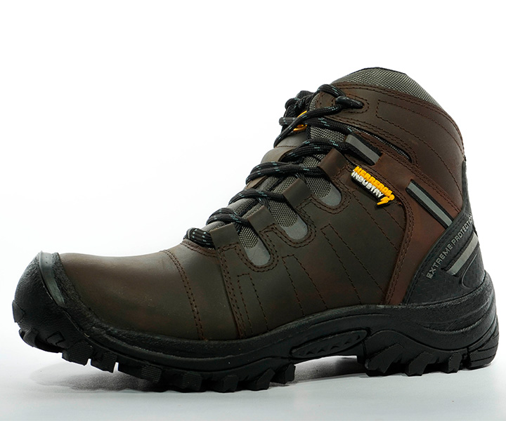 Bota de seguridad Danger Pro color café para hombre - 649