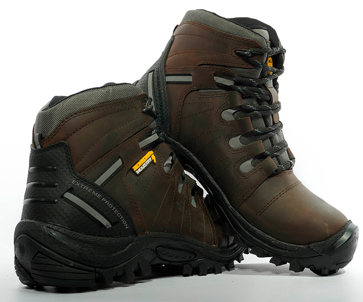 Bota de seguridad Danger Pro color café para hombre - 651