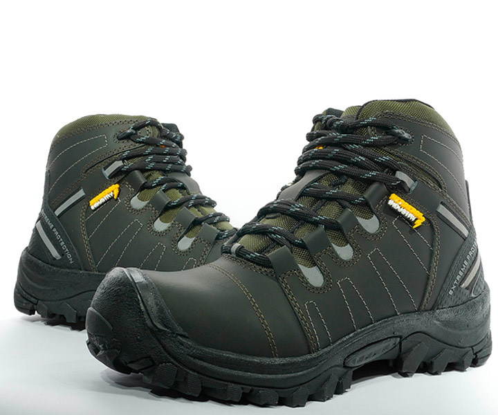 Bota de seguridad Danger Pro color verde para hombre - 1237