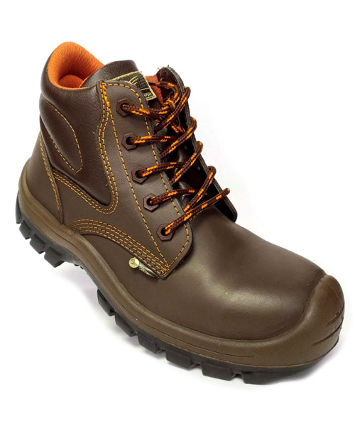 Bota industrial Dotación color café para hombre
