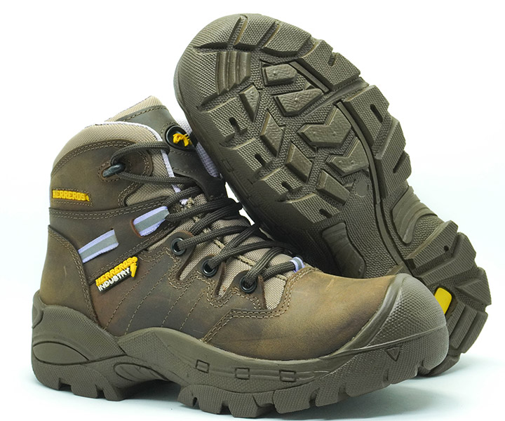 Bota de seguridad fenix color café para mujer - 1078