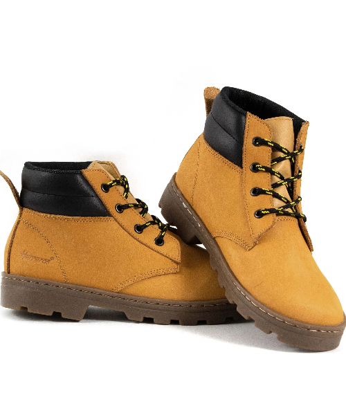 Bota ganadora dotación sin puntera color oro para hombre