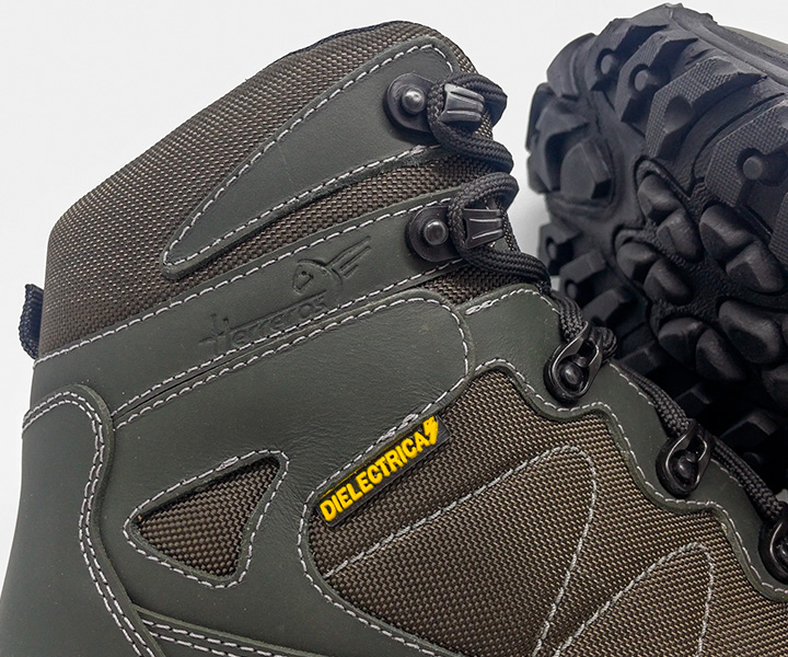 Bota de seguridad Iron Jack color verde para hombre - 195