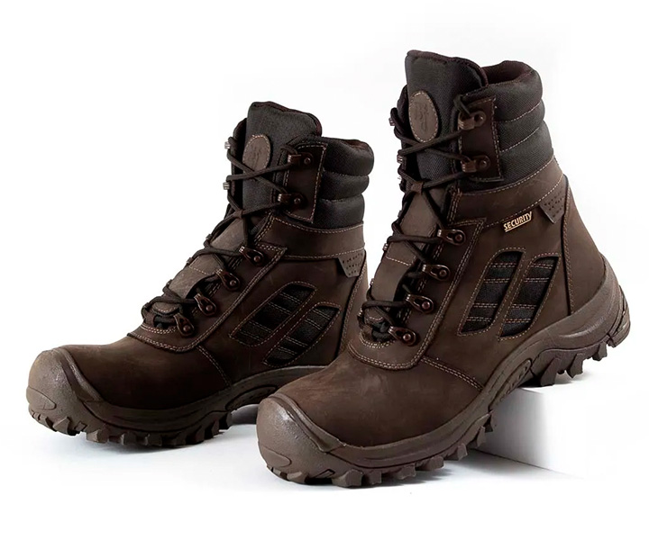 Bota de seguridad Kronos color café para hombre - 21