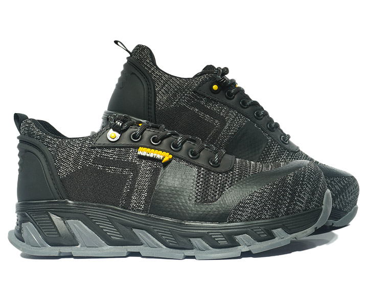 Zapato industrial Rugged Proof color negro gris para hombre - 1126