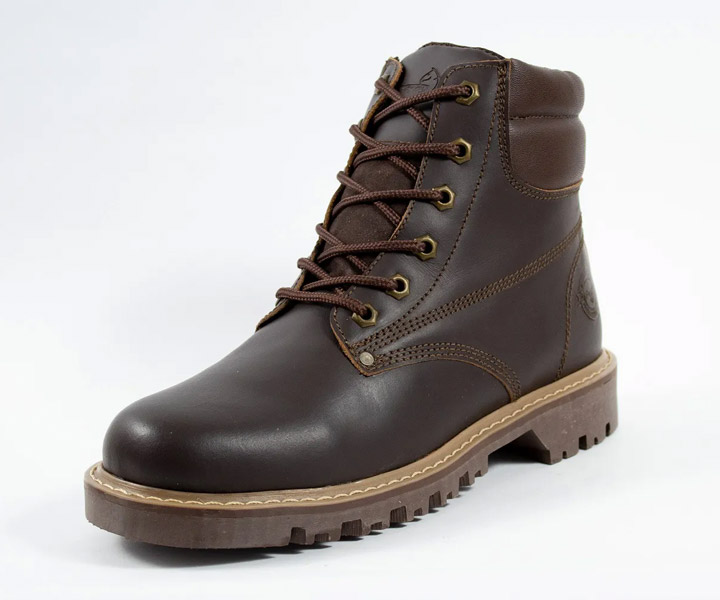 Bota industrial Tauro sin puntera color Café para hombre - 488
