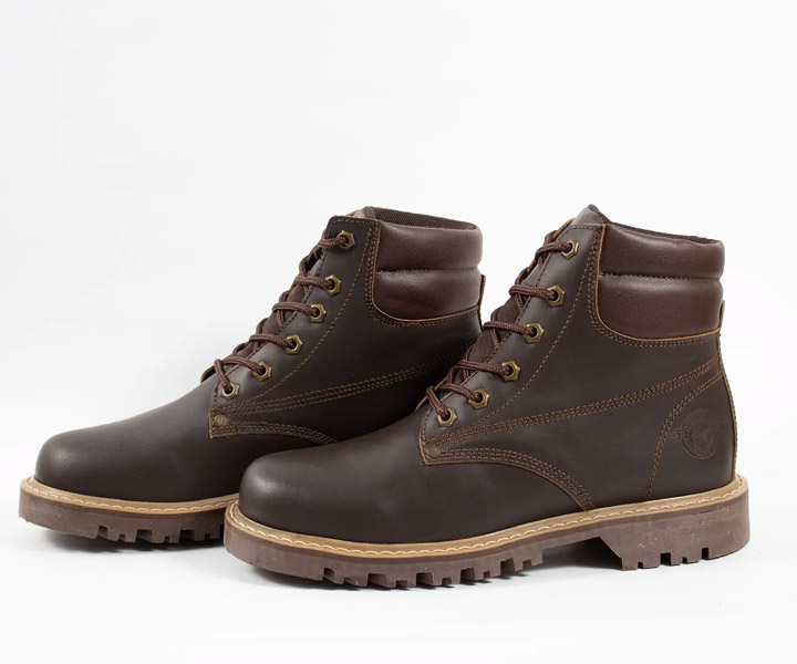 Bota industrial Tauro sin puntera color Café para hombre - 490