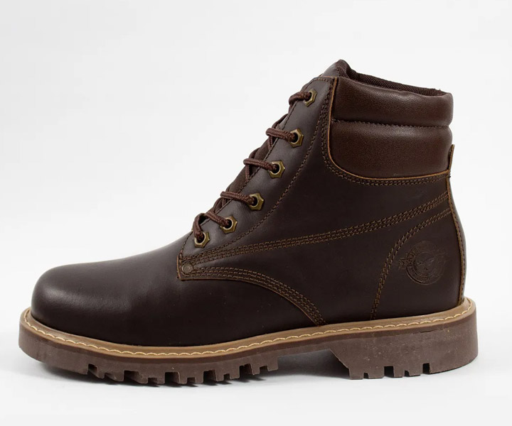 Bota industrial Tauro sin puntera color Café para hombre - 491