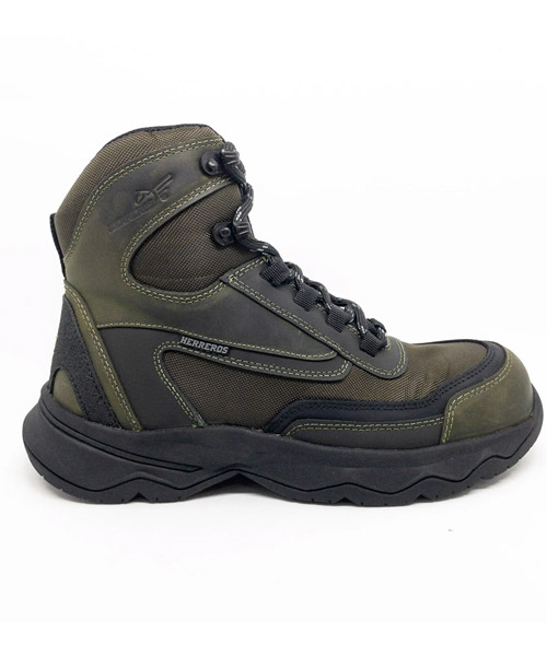 Bota de seguridad Titanium color verde para hombre